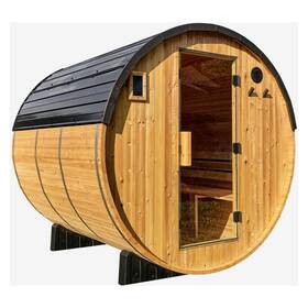 Backyard Discovery Backd042a-cc136 Paxton 4-6 Person Cedar Outdoor Barrel Sauna