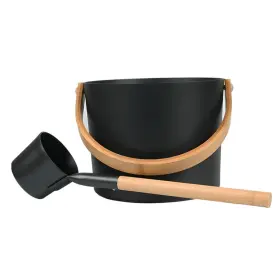 22418571 Bwwnby Large Aluminum Sauna Bucket And Ladle Set 1.85 Gallons Spa Accessories 22418571 Bwwnby Large Aluminum Sauna Bucket And Ladle Set 1.85 Gallons Spa Accessories