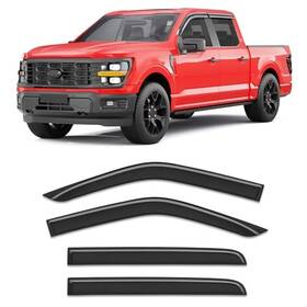 Czshiyue Czshiyue-b07-a Extra-thick Window Rain Guards Fit 2015-2026 F150&2017-2026 F250-f550 Supercrew
