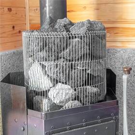 Funls 313109828872 Funks Sauna Stone Basket Holder Cage Stoves Rocks Loyly Stainless 11.4 Inches