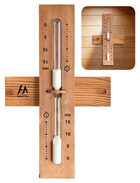 Hafith 717686570511 Sauna Sand Timer Wall-mounted Accessories 15 Minute Heat-