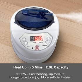Higospro Hgsp-hu-2.6l 2.6l 1000w Electric Steam Generator Sauna With Remote Manual New