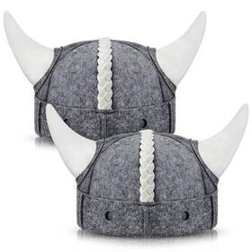 Jagely Ea-jagely-4348 Sauna Hat Viking Wool Cap For Women Men 3 Pcs Bath Accessories