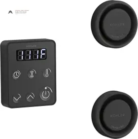 Kohler 885612890481 Invigoration Series Tandem Steam Generator Control Kit Matte Black