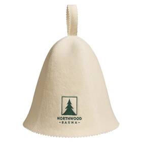 Northwood Sauna Ns10d 100% Wool Hat Banya Hair Cap For Men And Women Soft Beige 2 Pack