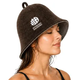 Otonanosaunabu 850079057104 Japanese Sauna Hat - Double-layer Reversible Design For Women And Men