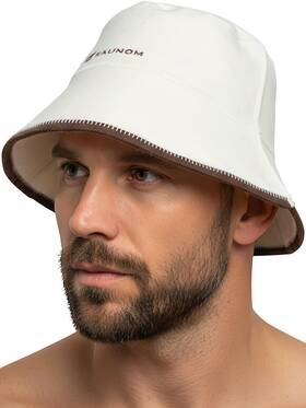 Saunom 745010474699 Wool Sauna Hat For Men And Women 100% Natural Breathable Itchfree 2 Pack