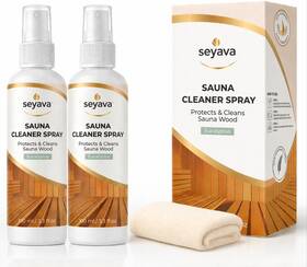 Seyava Syv-mf001 Sauna Cleaner Kit 2pack Eucalyptus Spray And Microfiber Cloth For Maintenance