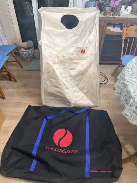 Ddis-08 Therasauna Therasage Sauna Model Excellent Condition With Chair Bag Remote