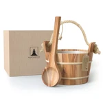 Northwood Sauna - Bucket And Ladle 1 Gallon (4 Liters), Natural New. Price: $127.66.