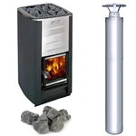 Harvia M3 Wood Burning Finnis Sauna Steel Heater Chimney Kit With Stone New. Price: $2699.00.