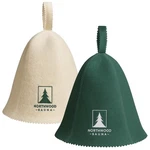 Wool Felt Sauna Hat - Unisex Banya Hair Cap 2 Pack In Spruce Green & Beige New. Price: $45.45.